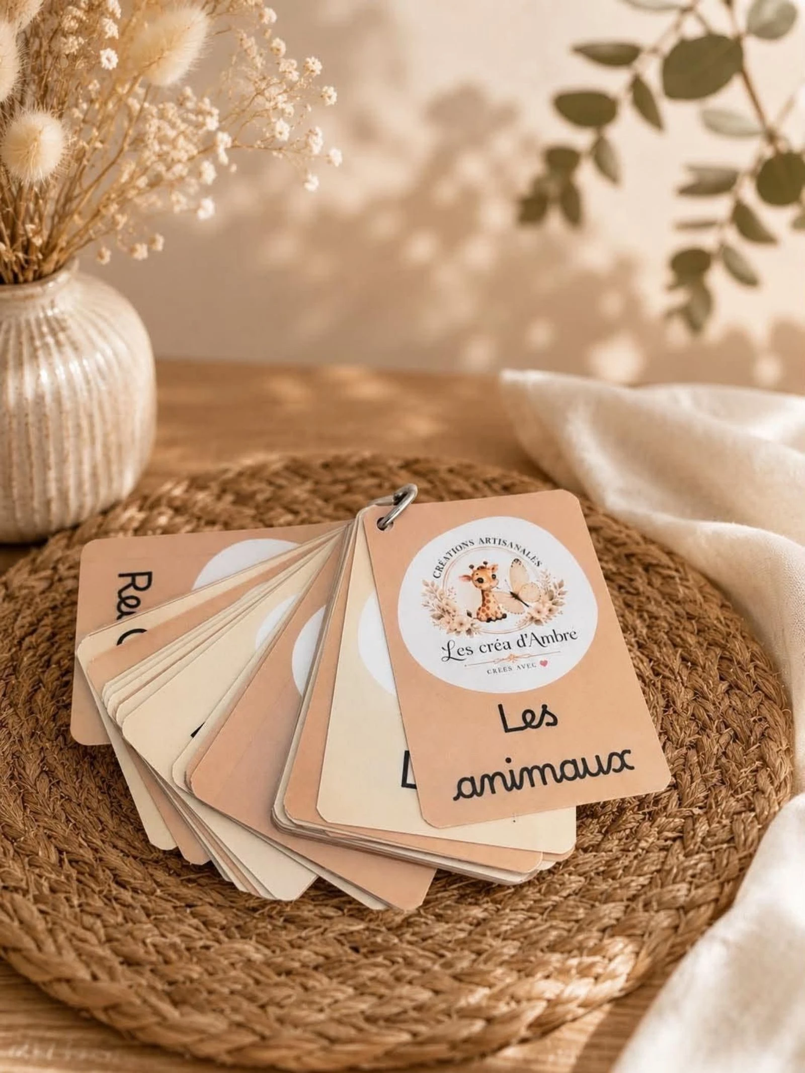 🐾✨ 40 cartes éducatives – Les animaux 🦁🐼

